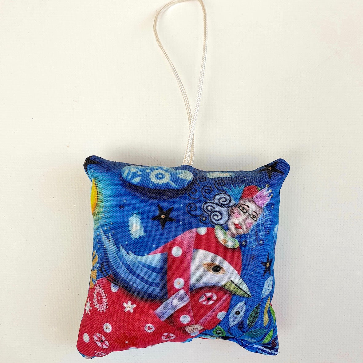 Lady and Bird Hanging Pendant