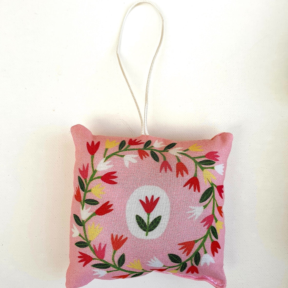 Pink Garden Flower Hanging Pendant