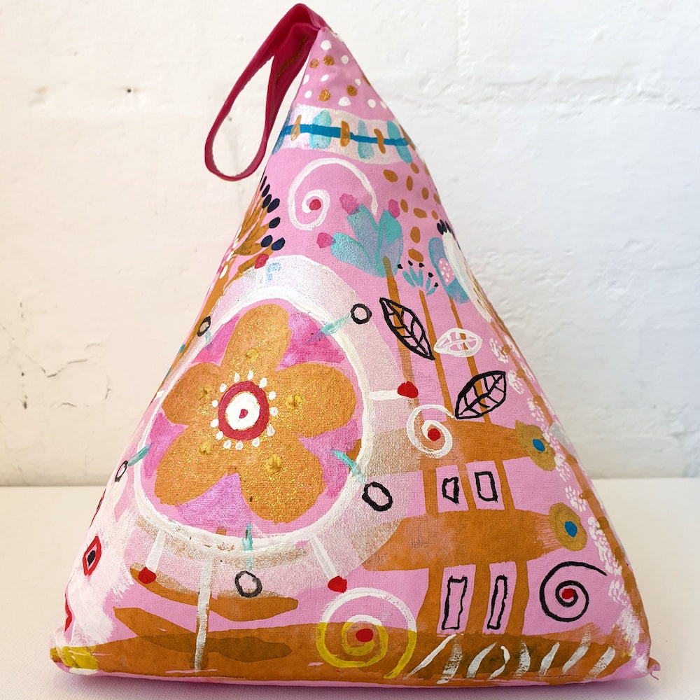 Pink Bird Door Stopper (Hand Painted)