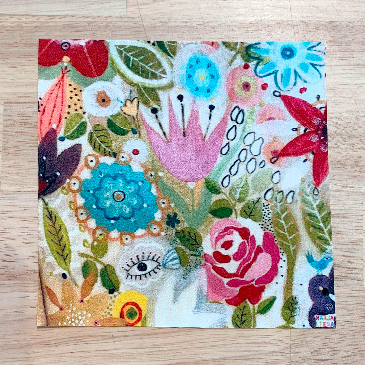 Flowers Patchwork Piece