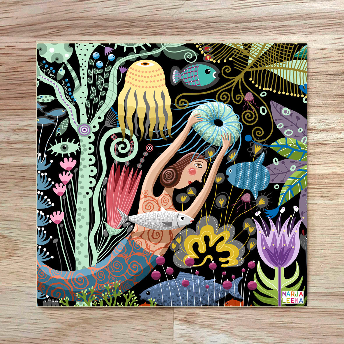 Mermaid Patchwork Piece
