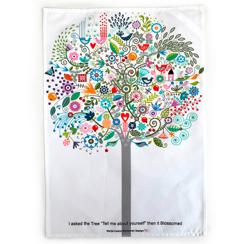 Blossoming Tree Tea Towel