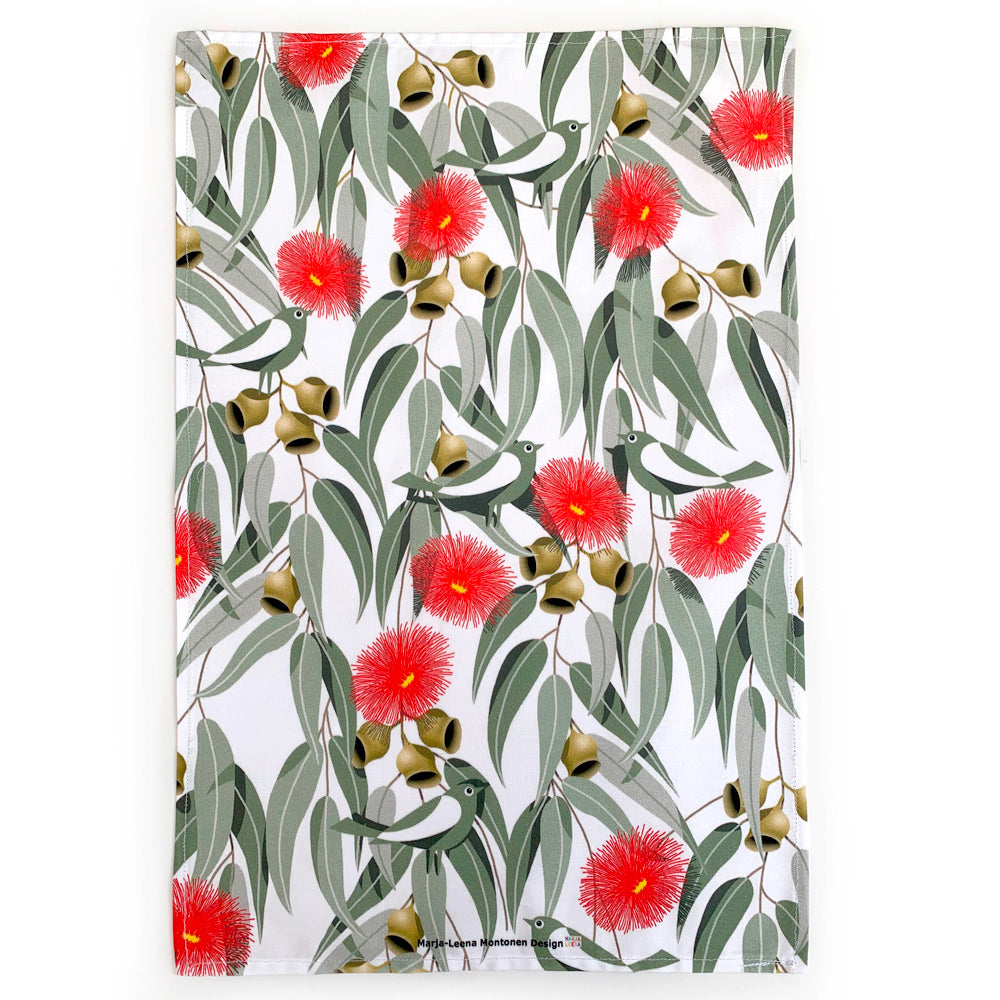 Gum Nuts Tea Towel