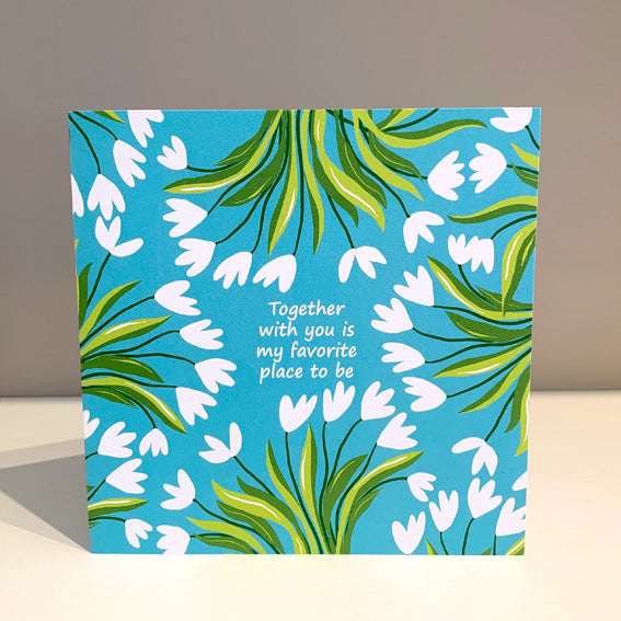 Together with you... Greeting Card
