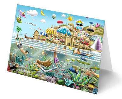 You Me and Sea Greeting Card