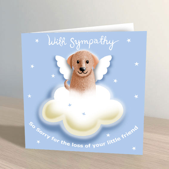 Dog Sympathy Greeting Card