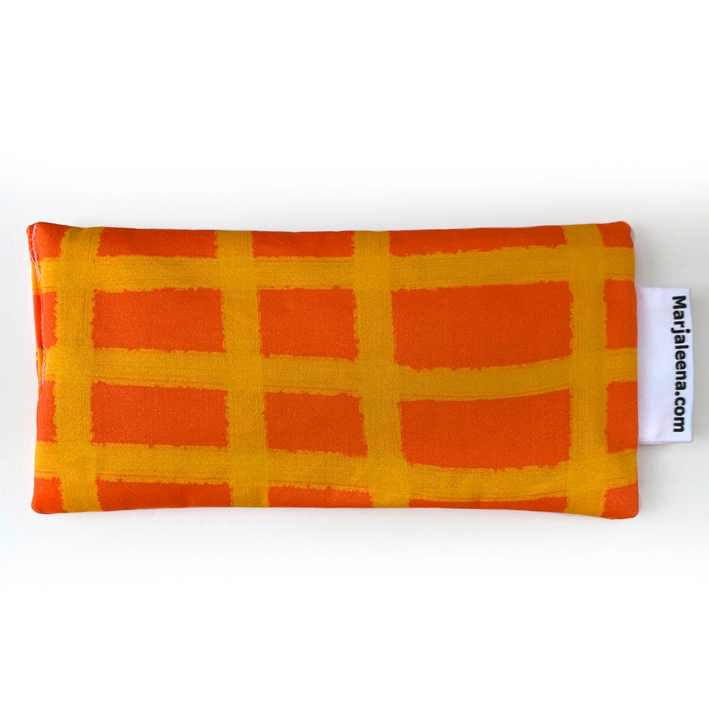 Orange Butterfly Eye Pillow