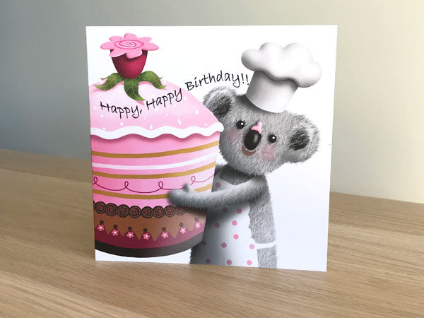 Birthday Cake Greeting Card