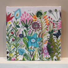 Load image into Gallery viewer, Wild Flowers Block Print Front View
