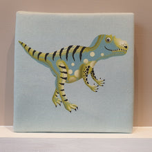 Load image into Gallery viewer, Dinosaur Block Print Front View