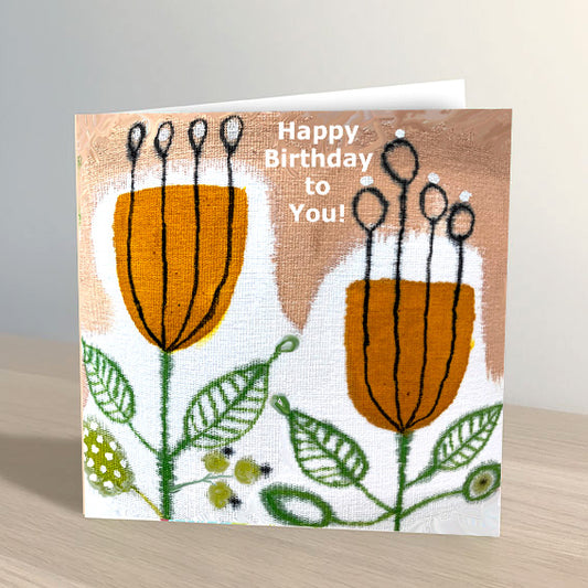Happy Birthday To You Greeting Card by Marja-Leena