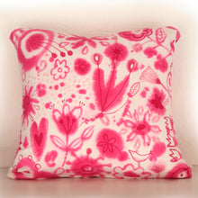 Load image into Gallery viewer, Big Pink Cushion (Hand painted)