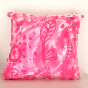 Big Pink Cushion (Hand painted)