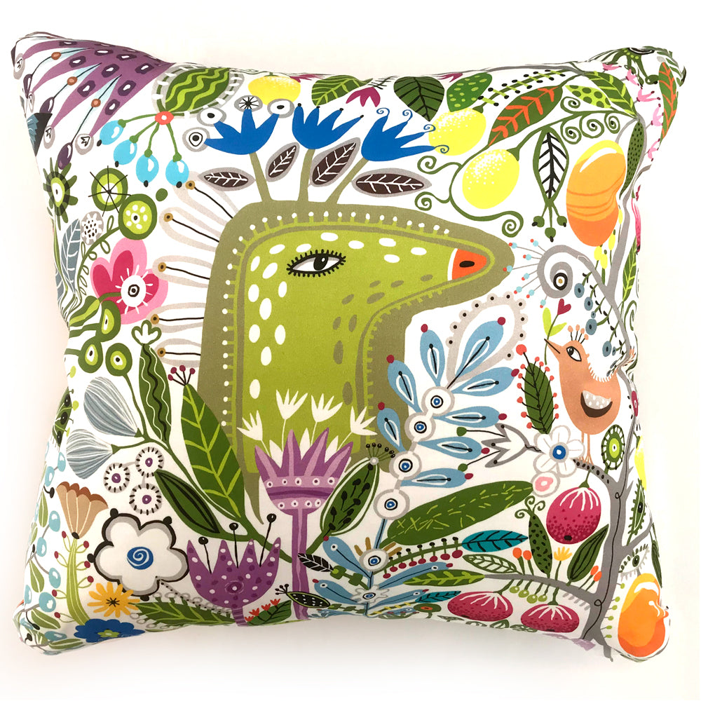 Green Deer Cushion