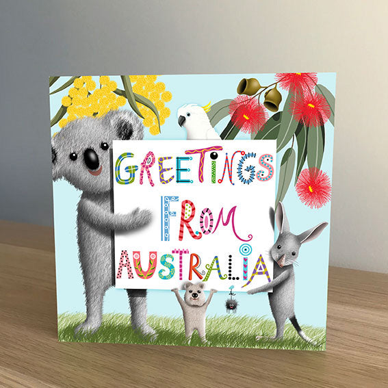Greetings from Australia Greeting Card
