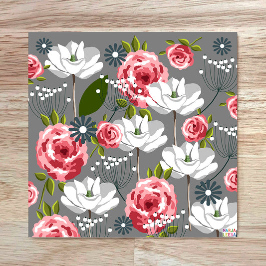 Floral Patchwork Piece